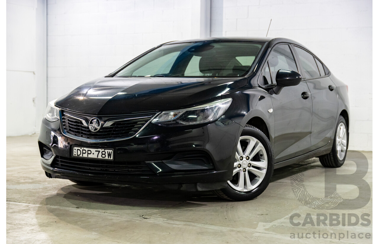 06/2017 Holden Astra LS Plus (FWD) BL MY17 4d Sedan Mineral Black Turbo 1.4L