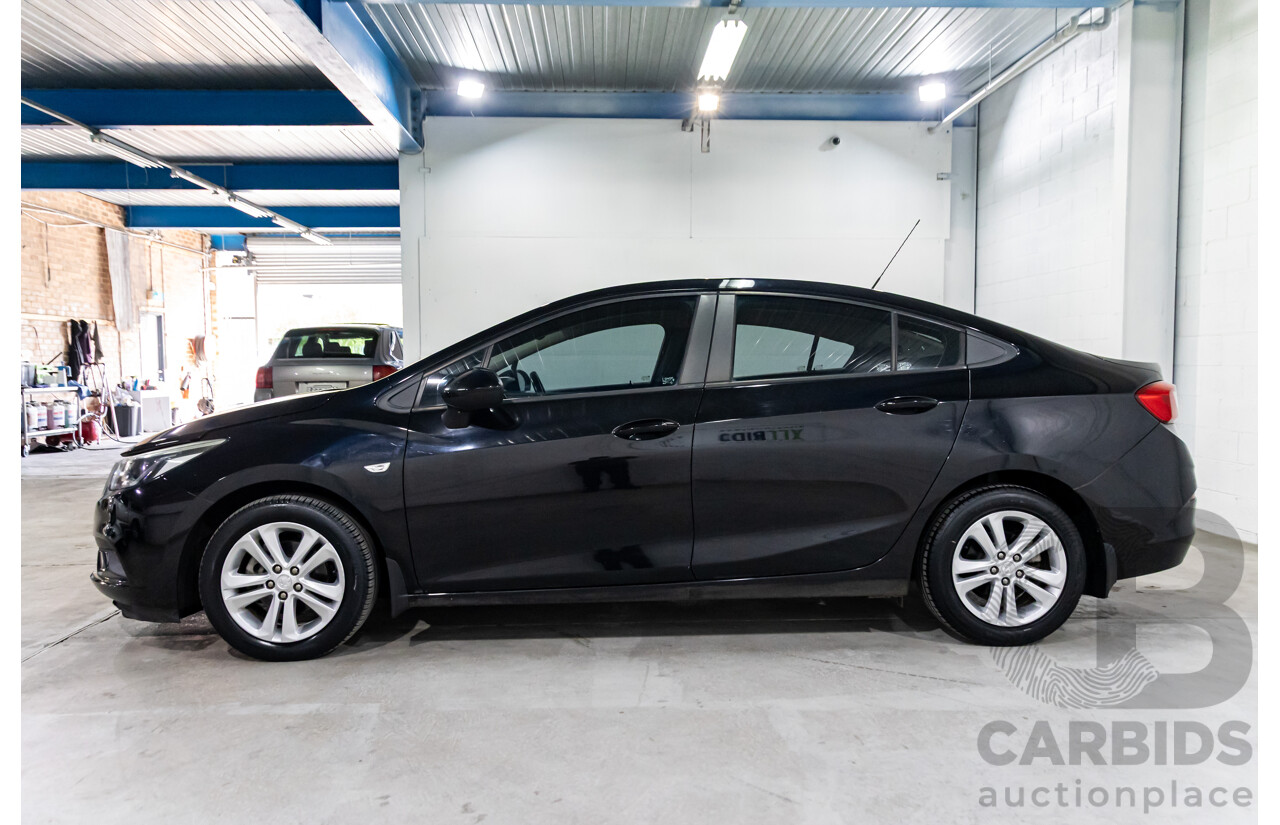 06/2017 Holden Astra LS Plus (FWD) BL MY17 4d Sedan Mineral Black Turbo 1.4L