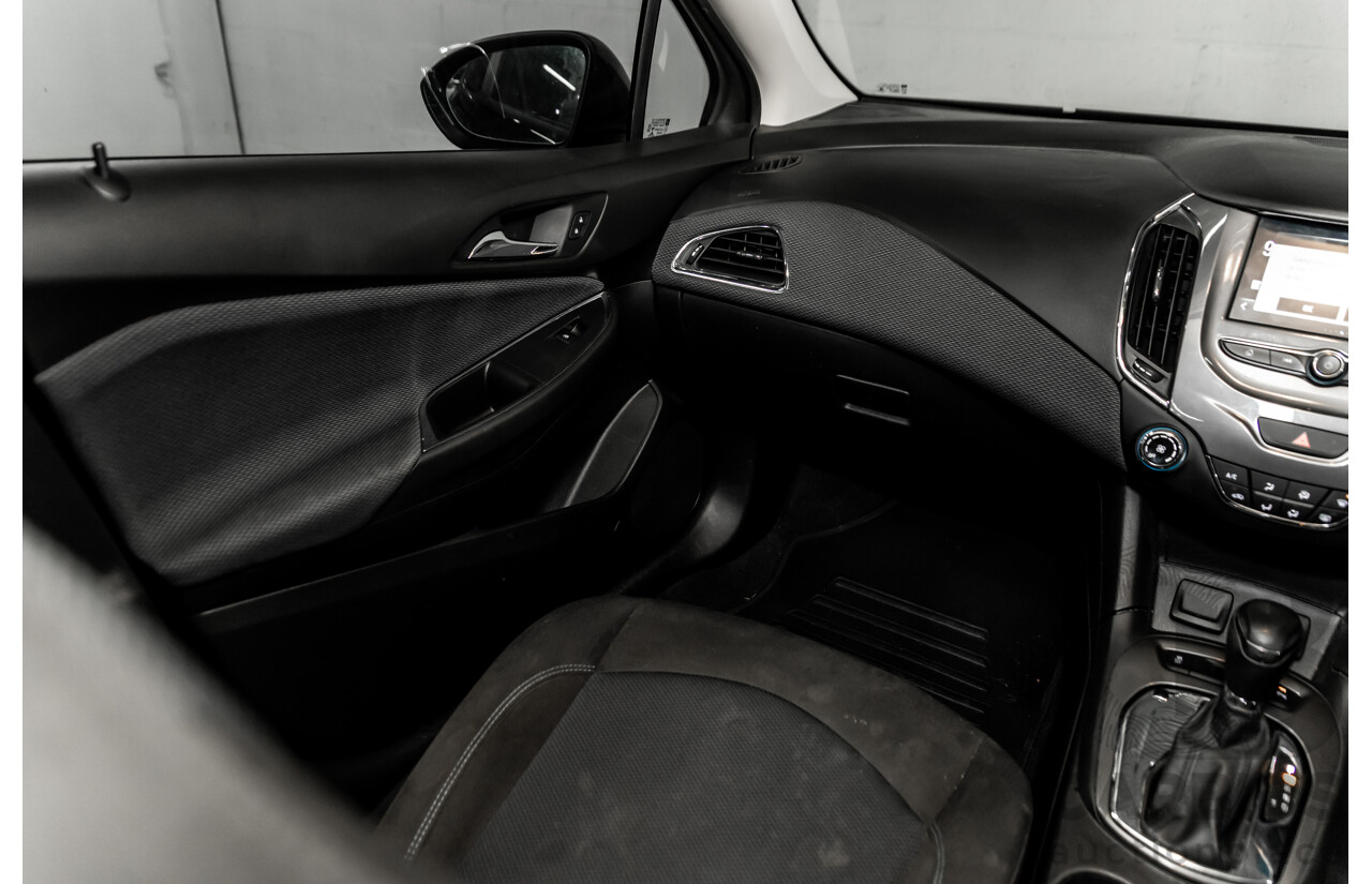 06/2017 Holden Astra LS Plus (FWD) BL MY17 4d Sedan Mineral Black Turbo 1.4L