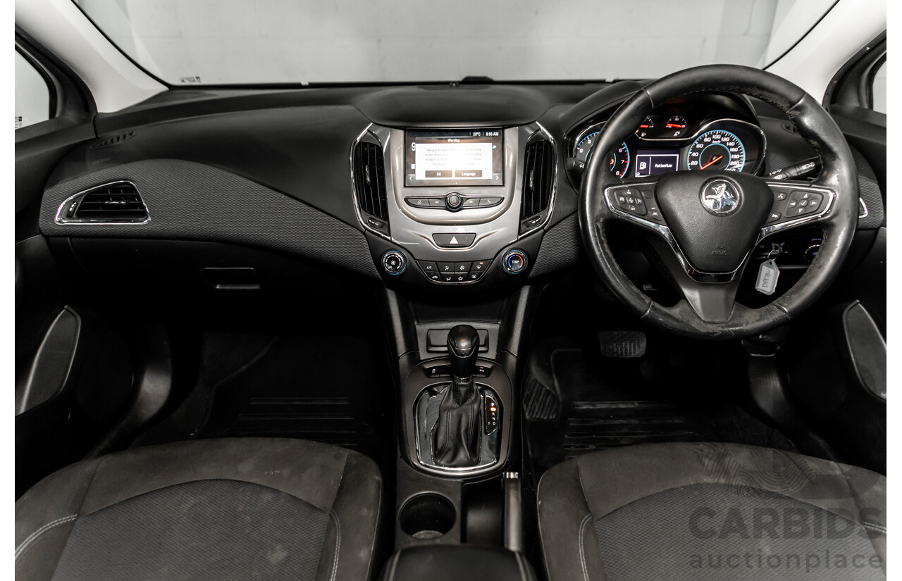 06/2017 Holden Astra LS Plus (FWD) BL MY17 4d Sedan Mineral Black Turbo 1.4L