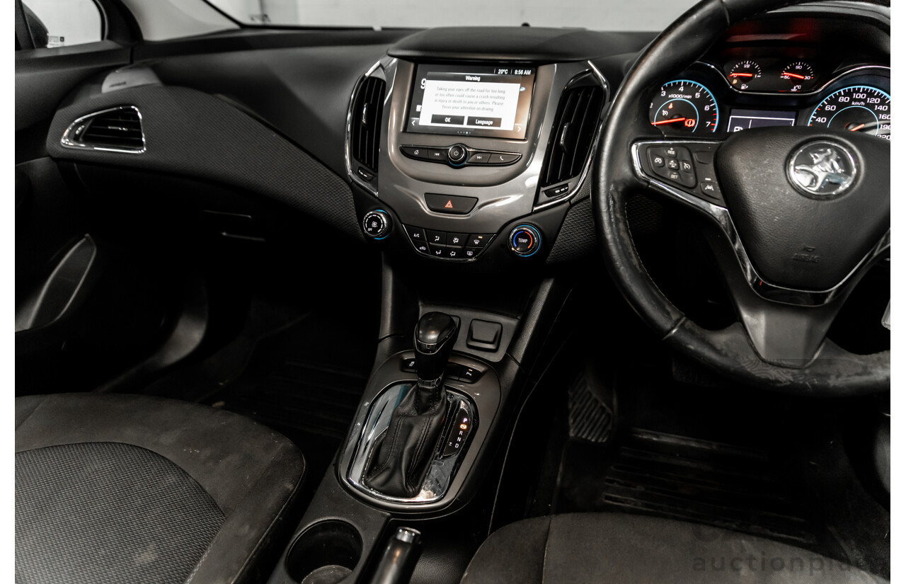 06/2017 Holden Astra LS Plus (FWD) BL MY17 4d Sedan Mineral Black Turbo 1.4L