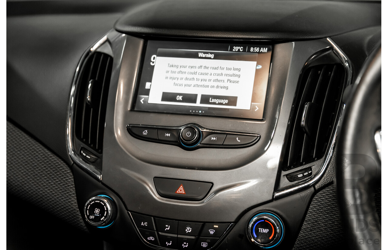 06/2017 Holden Astra LS Plus (FWD) BL MY17 4d Sedan Mineral Black Turbo 1.4L