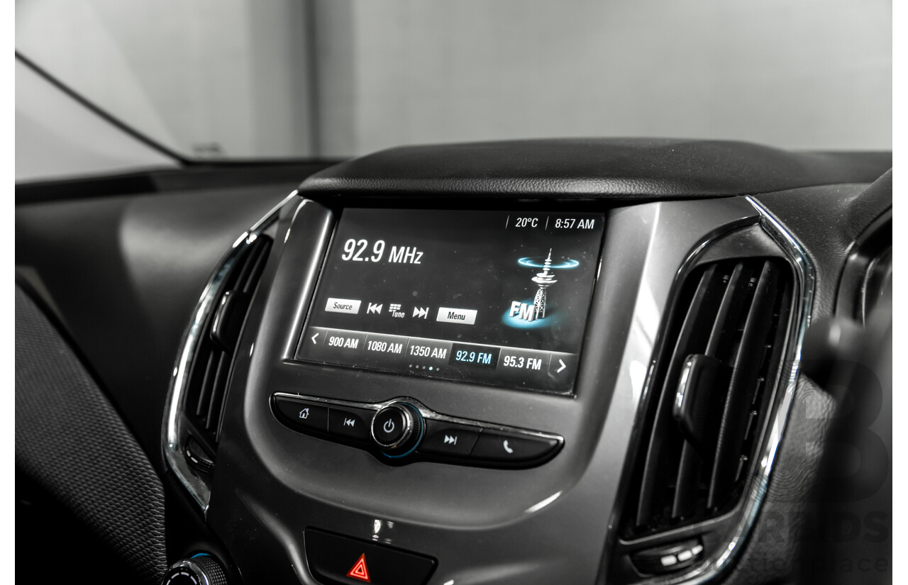 06/2017 Holden Astra LS Plus (FWD) BL MY17 4d Sedan Mineral Black Turbo 1.4L