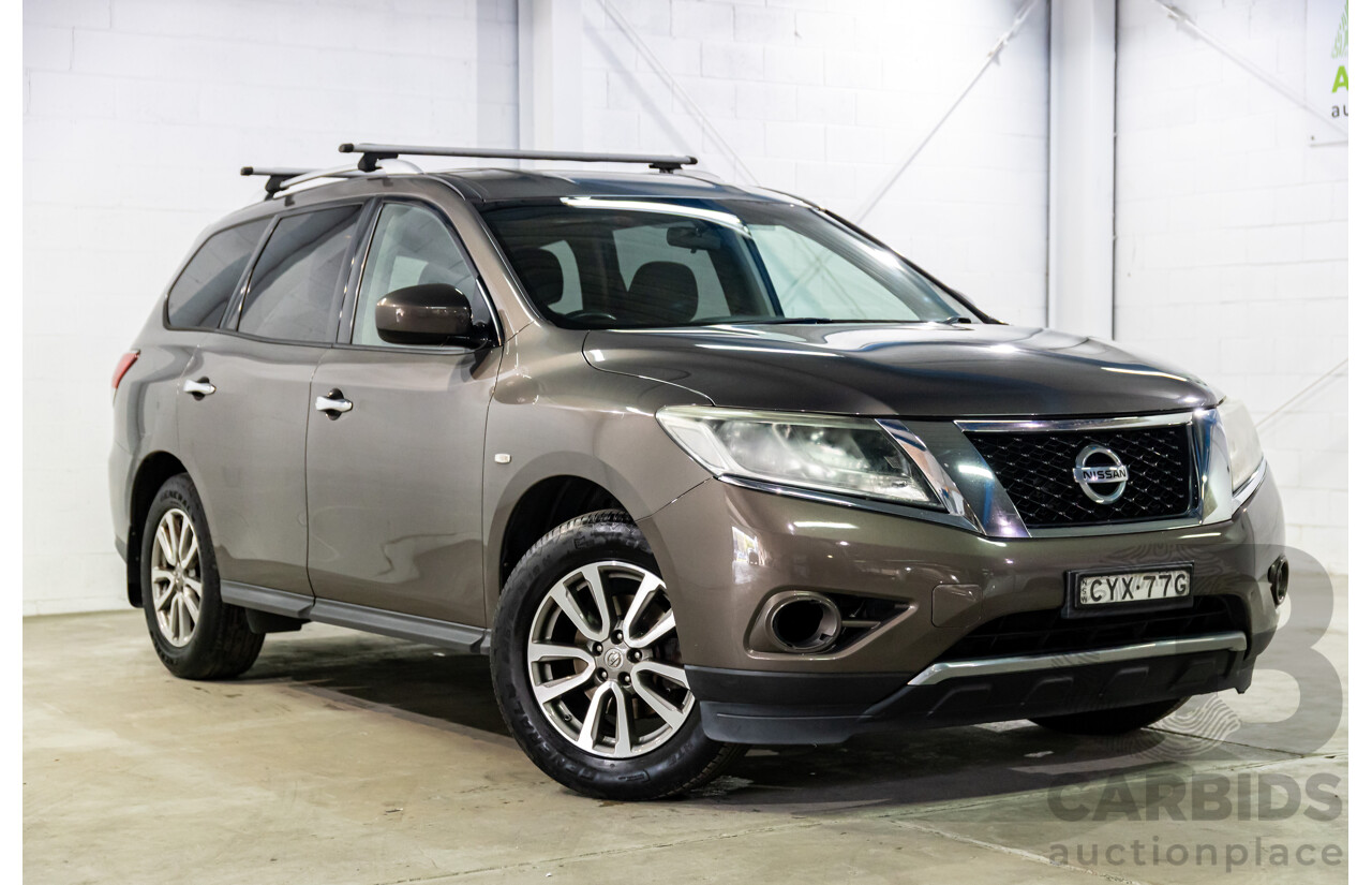 3/2015 Nissan Pathfinder ST (4x2) R52 4d Wagon Mountain Stone Metallic V6 3.5L
