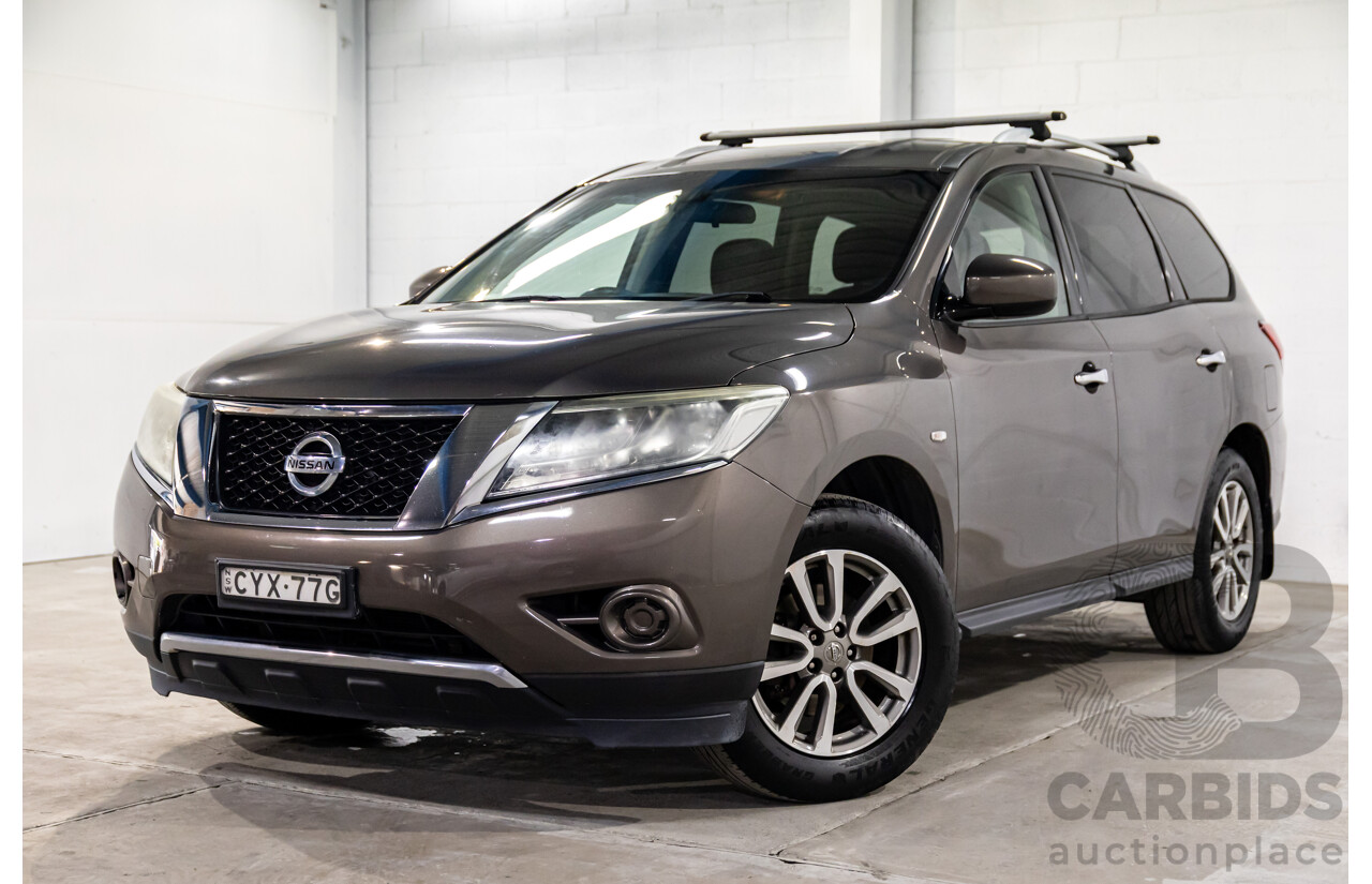 3/2015 Nissan Pathfinder ST (4x2) R52 4d Wagon Mountain Stone Metallic V6 3.5L