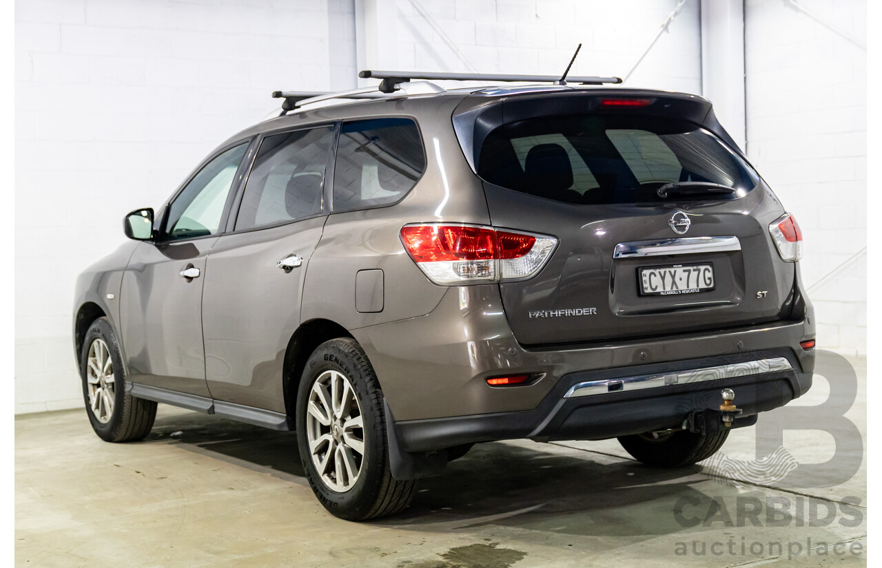 3/2015 Nissan Pathfinder ST (4x2) R52 4d Wagon Mountain Stone Metallic V6 3.5L
