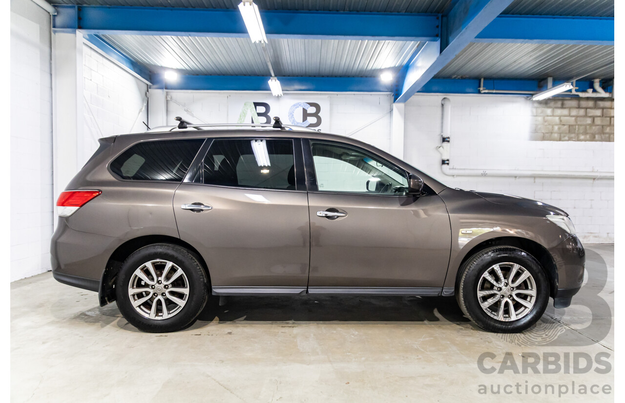 3/2015 Nissan Pathfinder ST (4x2) R52 4d Wagon Mountain Stone Metallic V6 3.5L