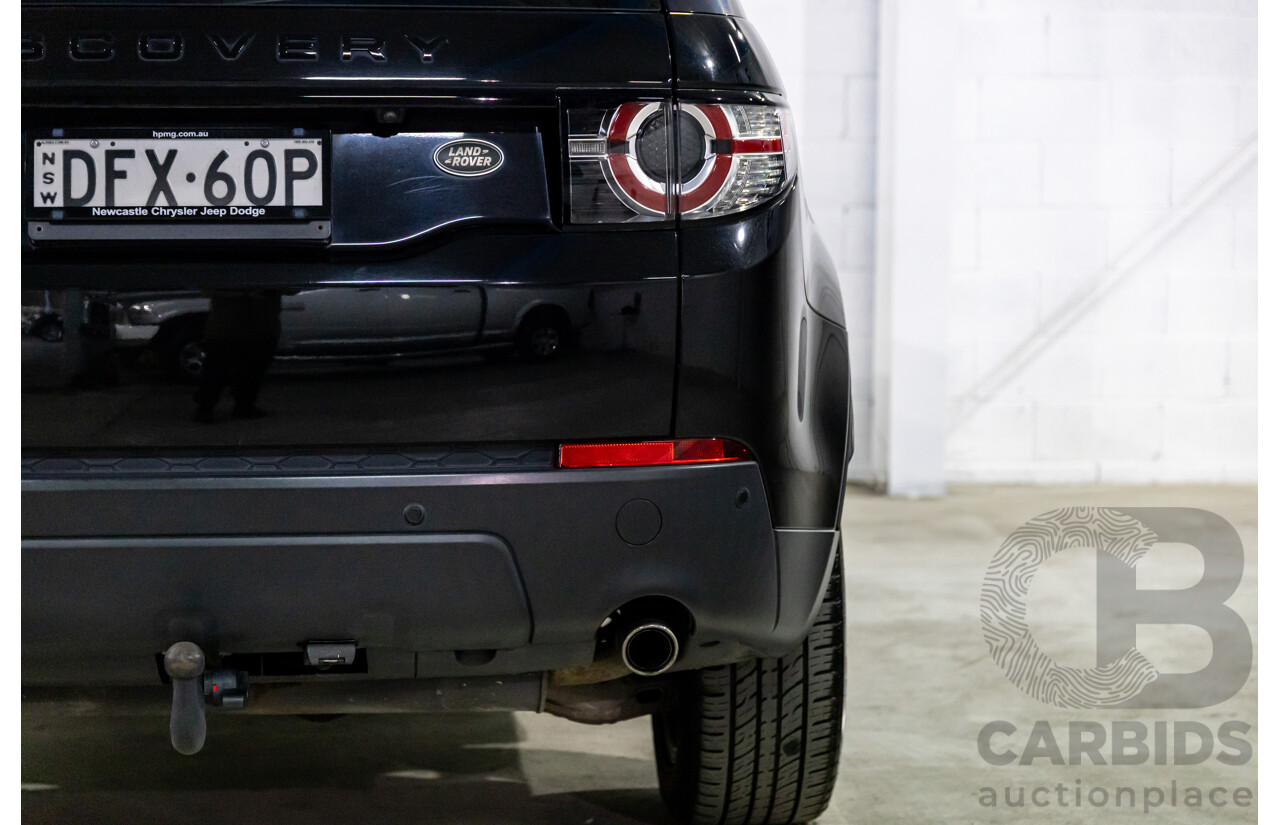 06/2016 Land Rover Discovery Sport TD4 HSE (AWD) LC MY16.5 4d Wagon Santorini Black Metallic Turbo Diesel 2.2L