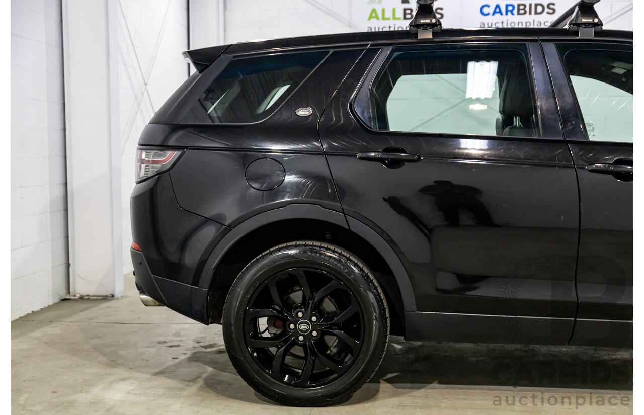 06/2016 Land Rover Discovery Sport TD4 HSE (AWD) LC MY16.5 4d Wagon Santorini Black Metallic Turbo Diesel 2.2L
