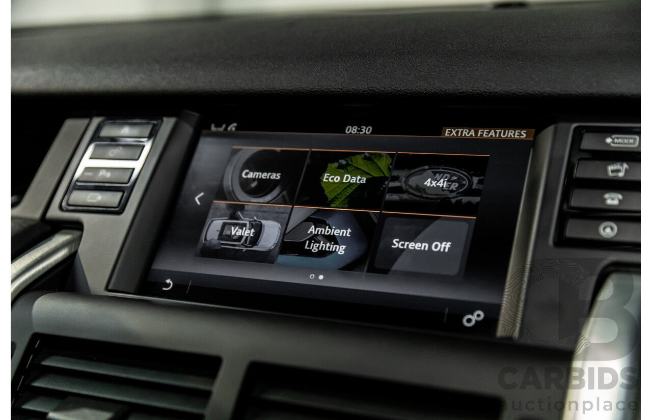 06/2016 Land Rover Discovery Sport TD4 HSE (AWD) LC MY16.5 4d Wagon Santorini Black Metallic Turbo Diesel 2.2L