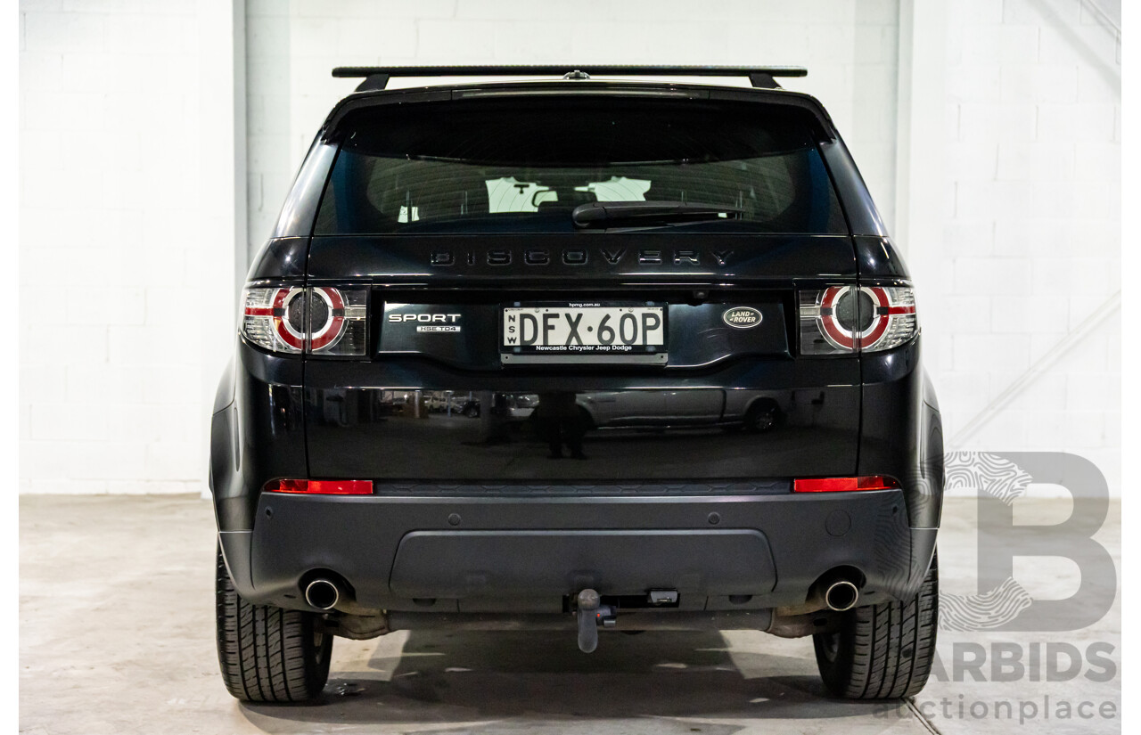 06/2016 Land Rover Discovery Sport TD4 HSE (AWD) LC MY16.5 4d Wagon Santorini Black Metallic Turbo Diesel 2.2L