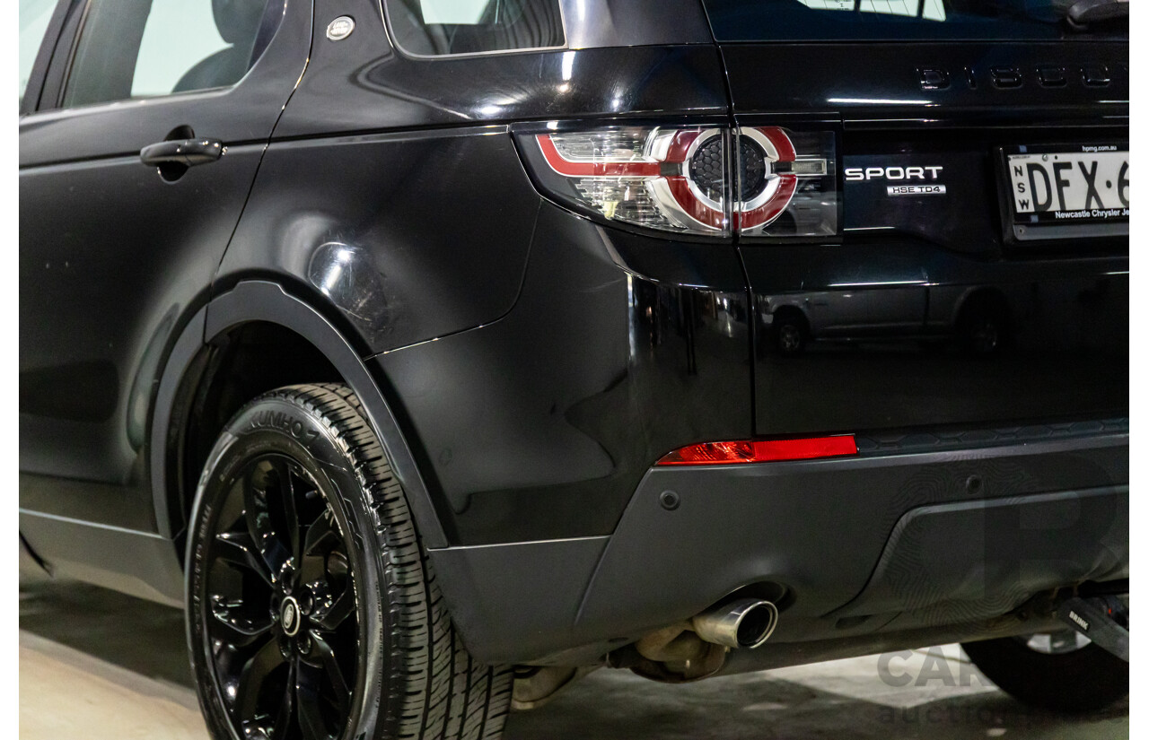 06/2016 Land Rover Discovery Sport TD4 HSE (AWD) LC MY16.5 4d Wagon Santorini Black Metallic Turbo Diesel 2.2L