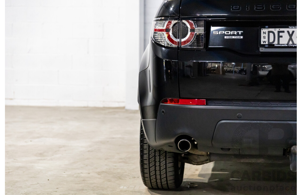 06/2016 Land Rover Discovery Sport TD4 HSE (AWD) LC MY16.5 4d Wagon Santorini Black Metallic Turbo Diesel 2.2L