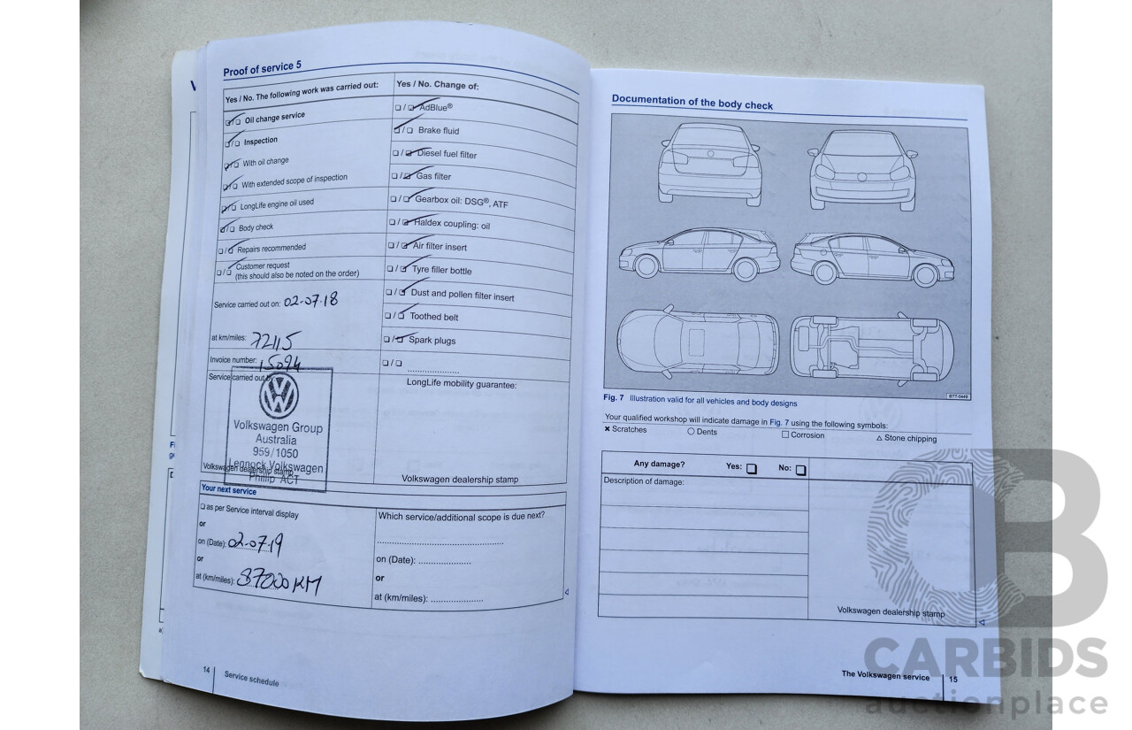 9/2013 Volkswagen Golf 90 TSI Comfortline AU 5d Hatchback White 1.4L