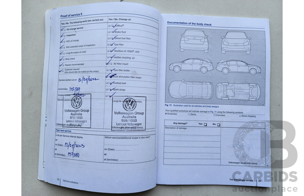 9/2013 Volkswagen Golf 90 TSI Comfortline AU 5d Hatchback White 1.4L