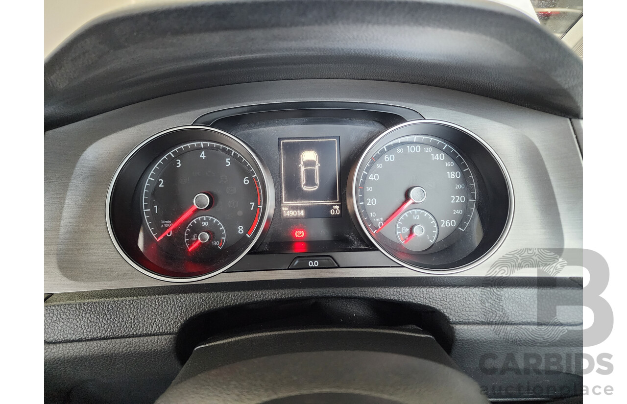 9/2013 Volkswagen Golf 90 TSI Comfortline AU 5d Hatchback White 1.4L