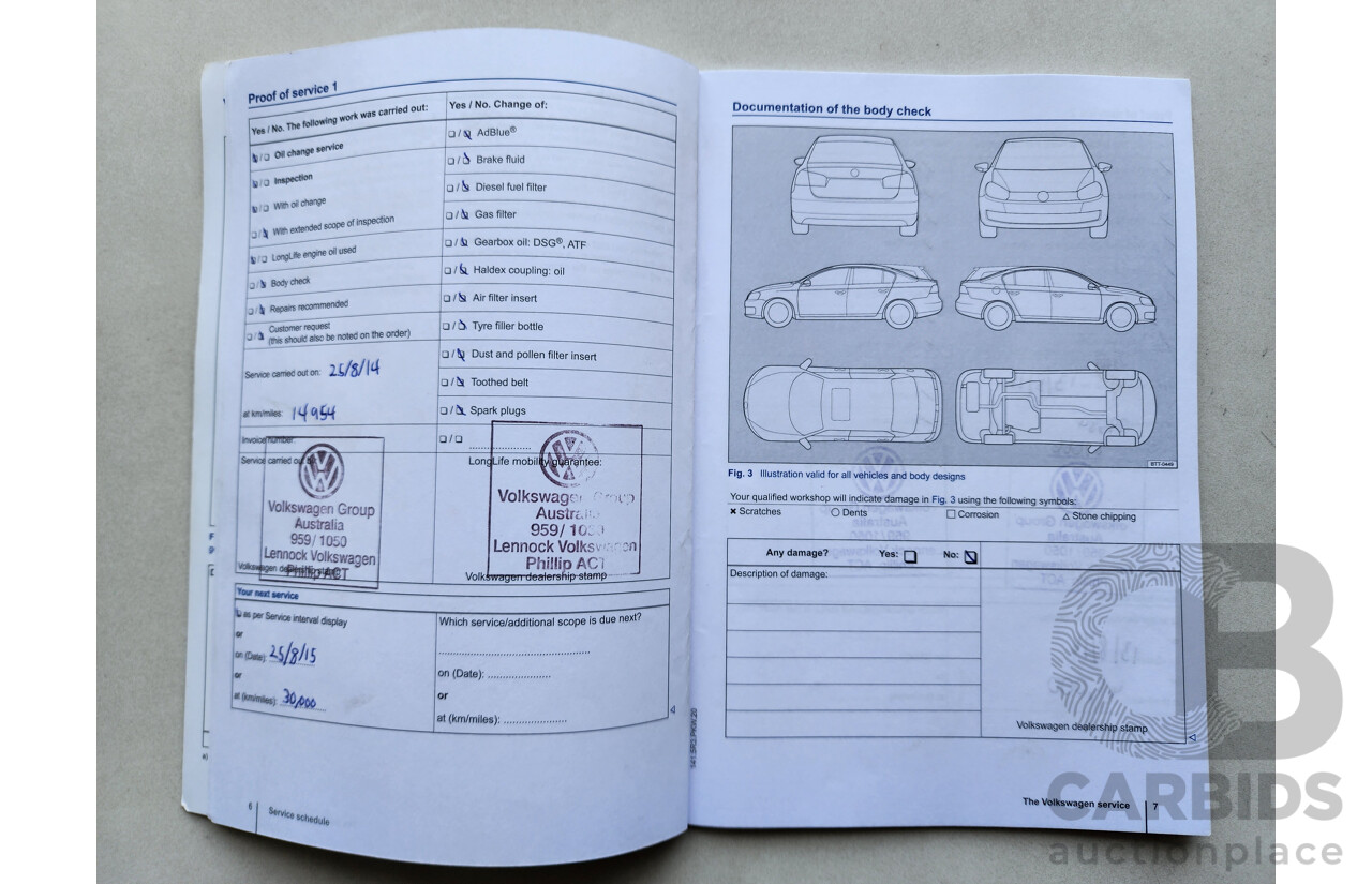 9/2013 Volkswagen Golf 90 TSI Comfortline AU 5d Hatchback White 1.4L