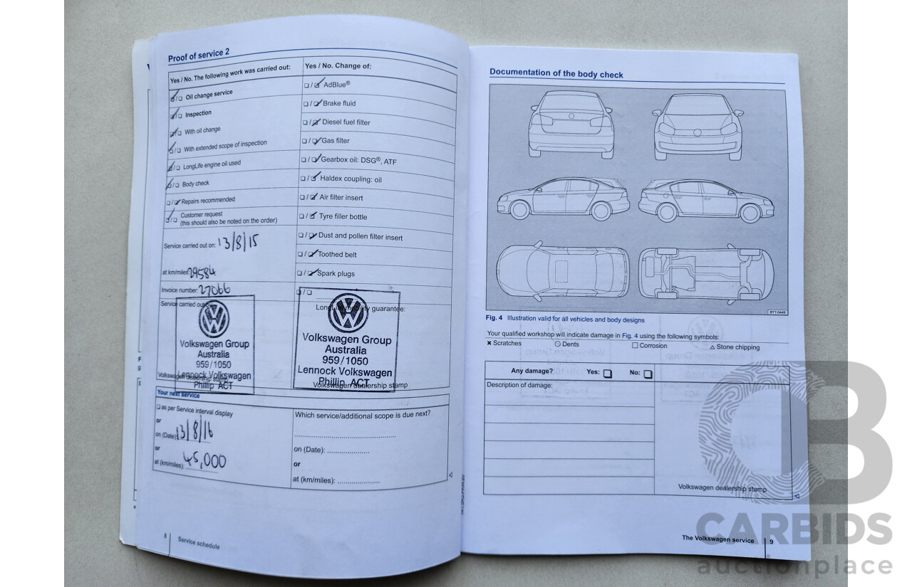 9/2013 Volkswagen Golf 90 TSI Comfortline AU 5d Hatchback White 1.4L