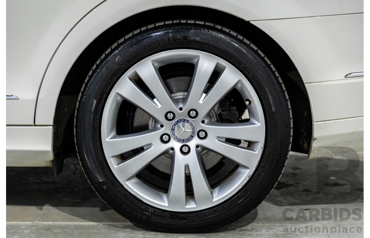 7/2009 Mercedes-Benz C200 Kompressor Avantgarde W204 4d Sedan Calcite White Supercharged 1.8L