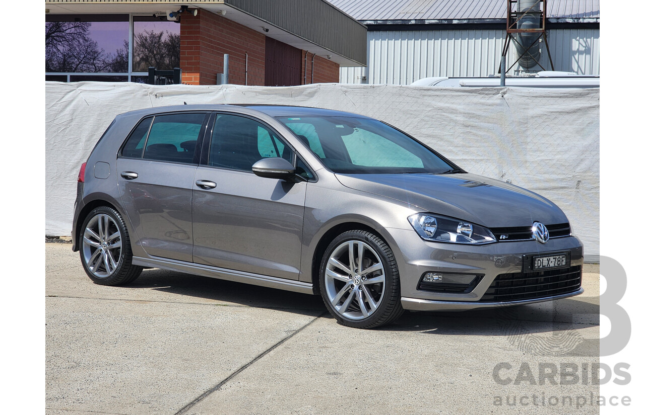 11/2016 Volkswagen Golf 110 TSI Highline AU MY17 5d Hatchback Grey 1.4L
