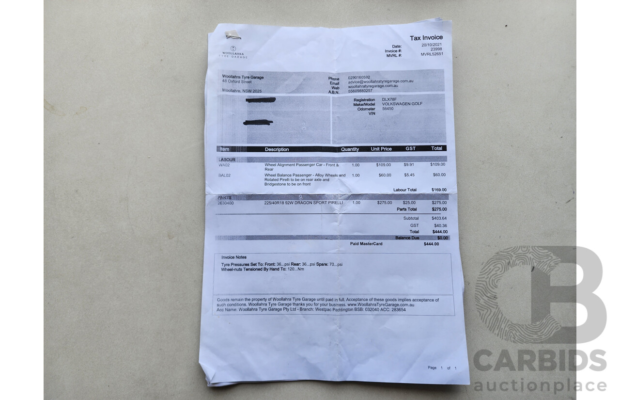 11/2016 Volkswagen Golf 110 TSI Highline AU MY17 5d Hatchback Grey 1.4L