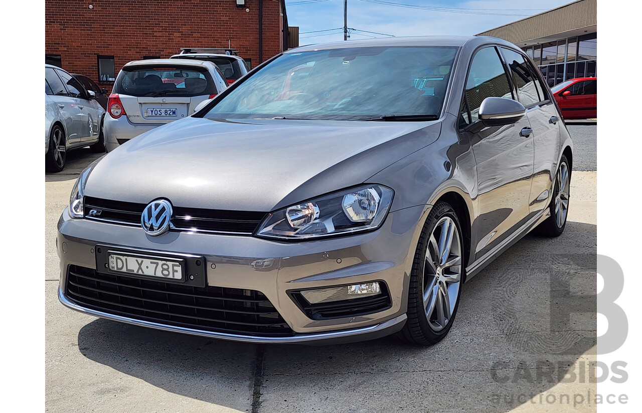 11/2016 Volkswagen Golf 110 TSI Highline AU MY17 5d Hatchback Grey 1.4L
