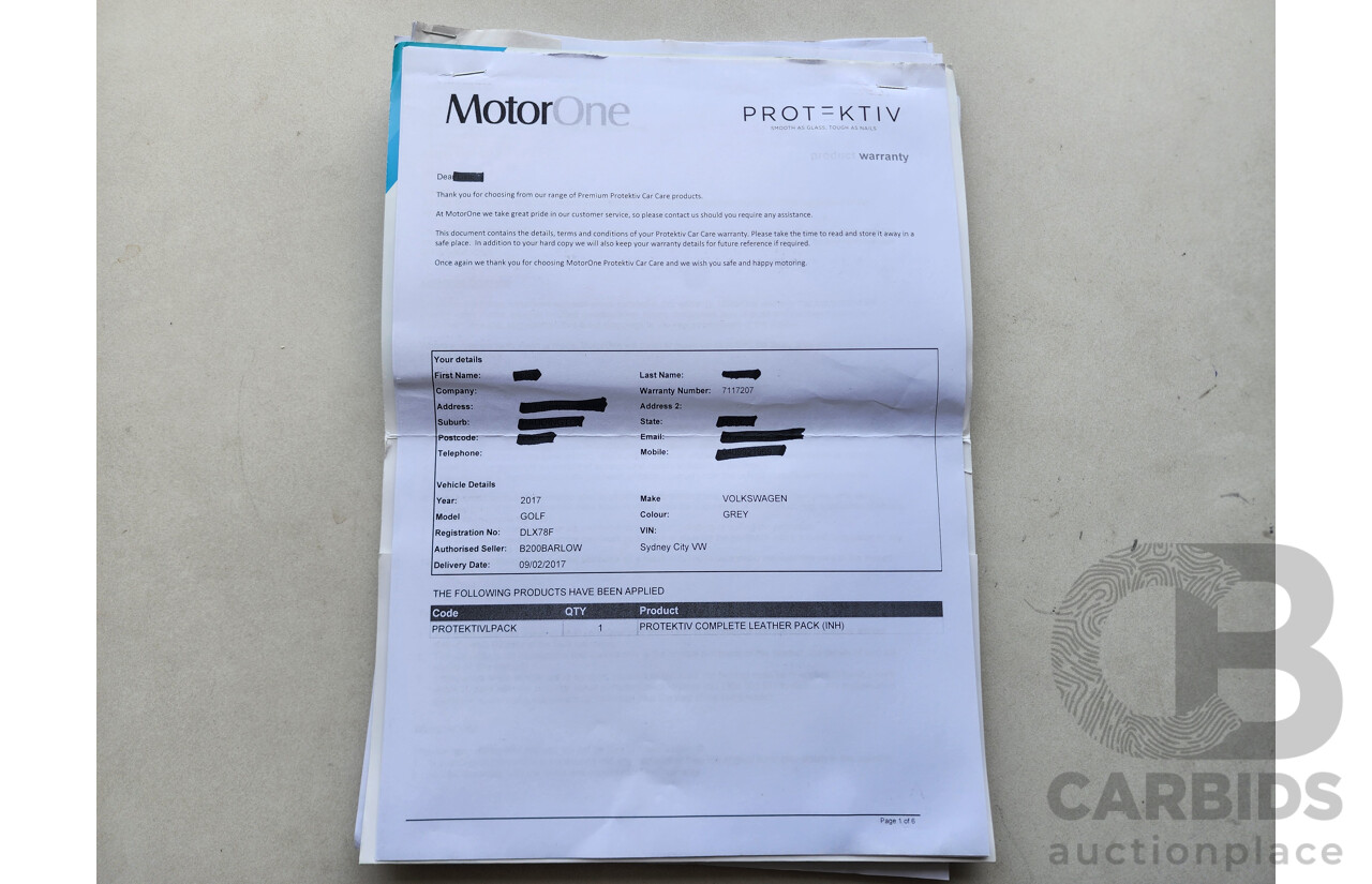 11/2016 Volkswagen Golf 110 TSI Highline AU MY17 5d Hatchback Grey 1.4L