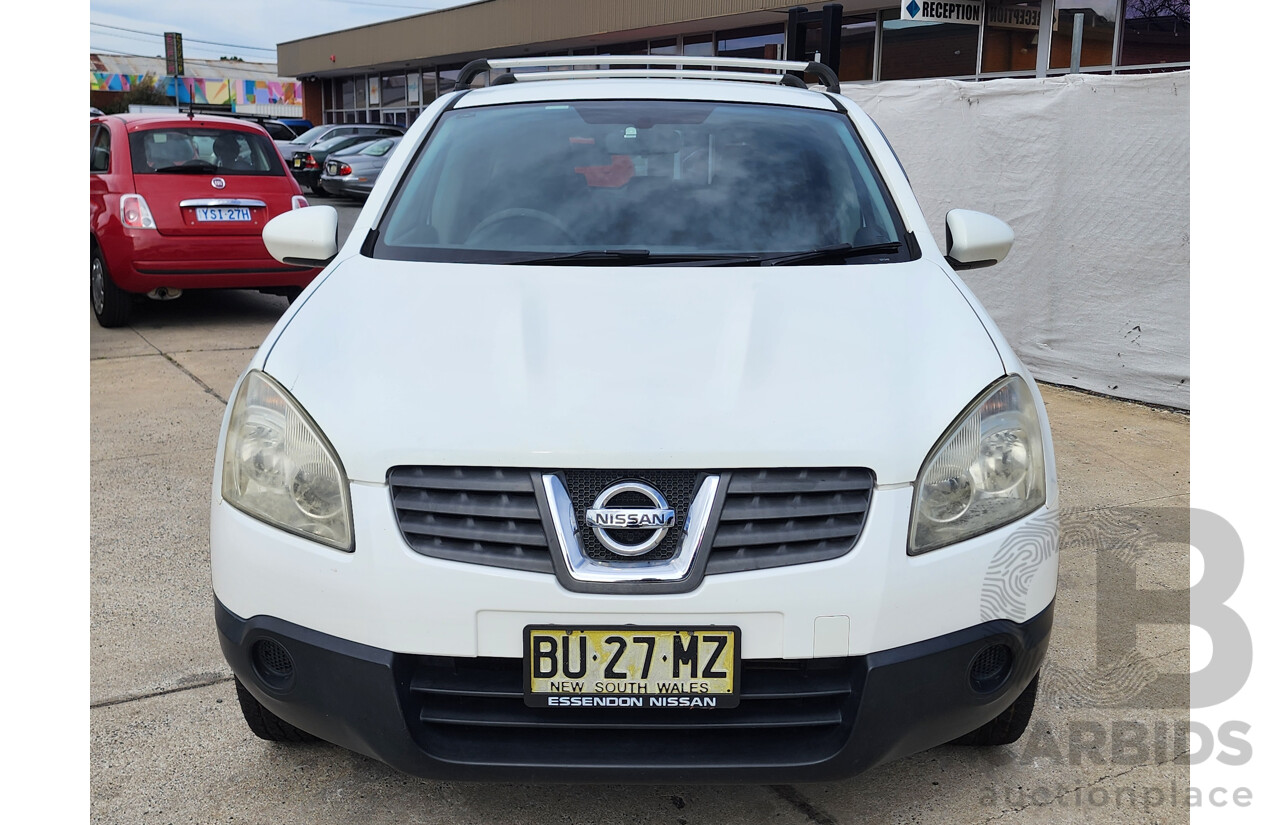 3/2009 Nissan Dualis ST (4x4) J10 4d Wagon Arctic White 2.0L