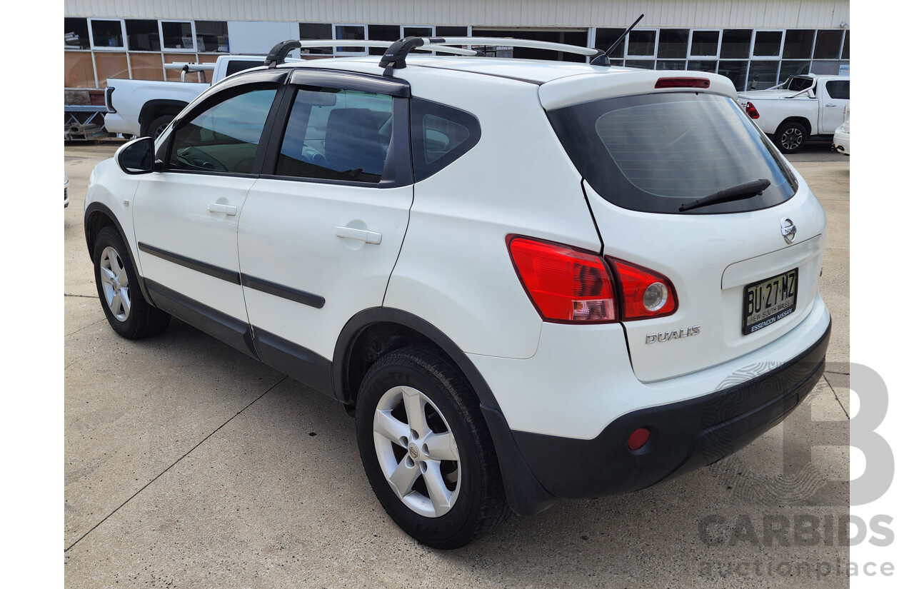 3/2009 Nissan Dualis ST (4x4) J10 4d Wagon Arctic White 2.0L