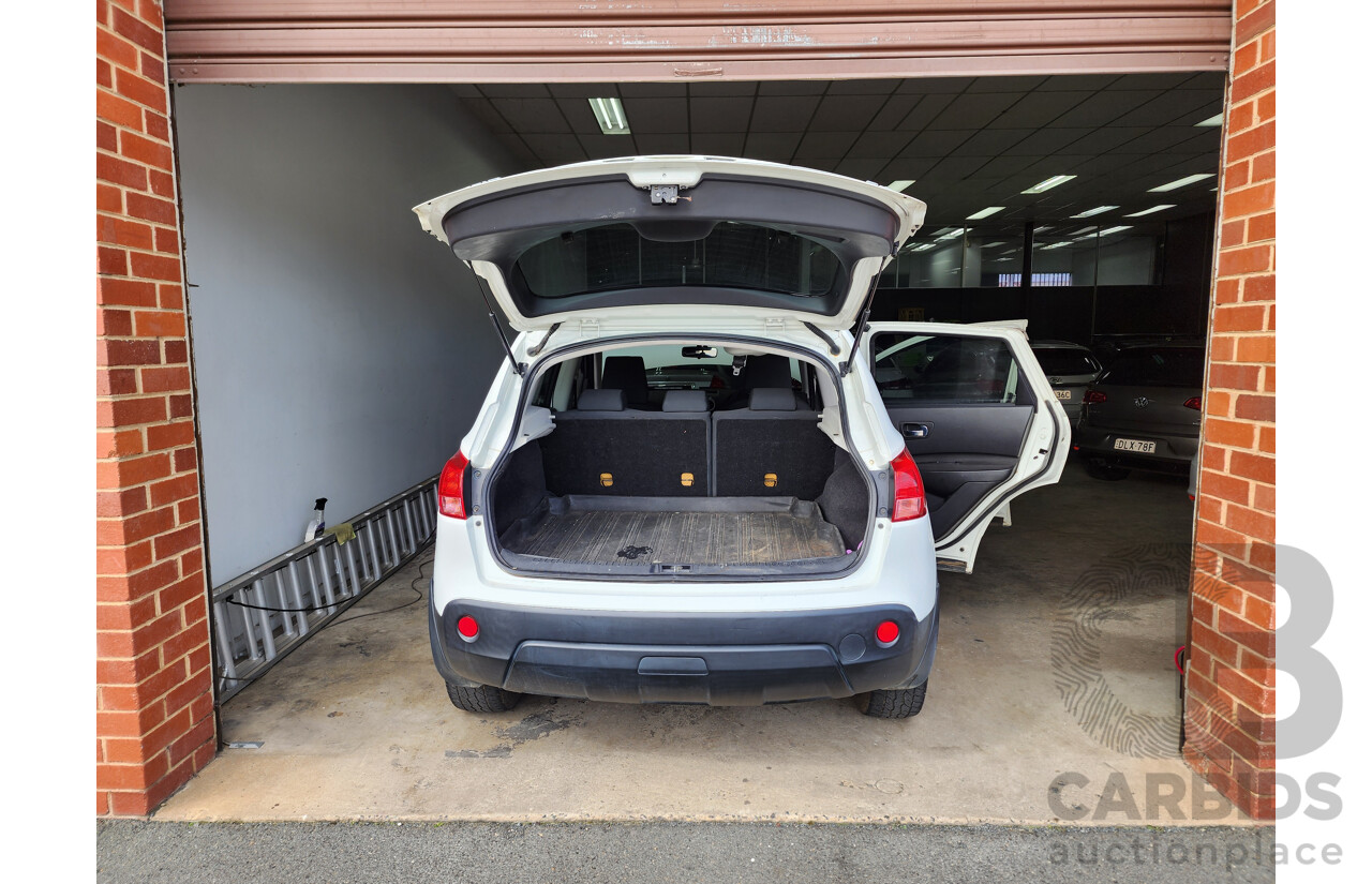 3/2009 Nissan Dualis ST (4x4) J10 4d Wagon Arctic White 2.0L