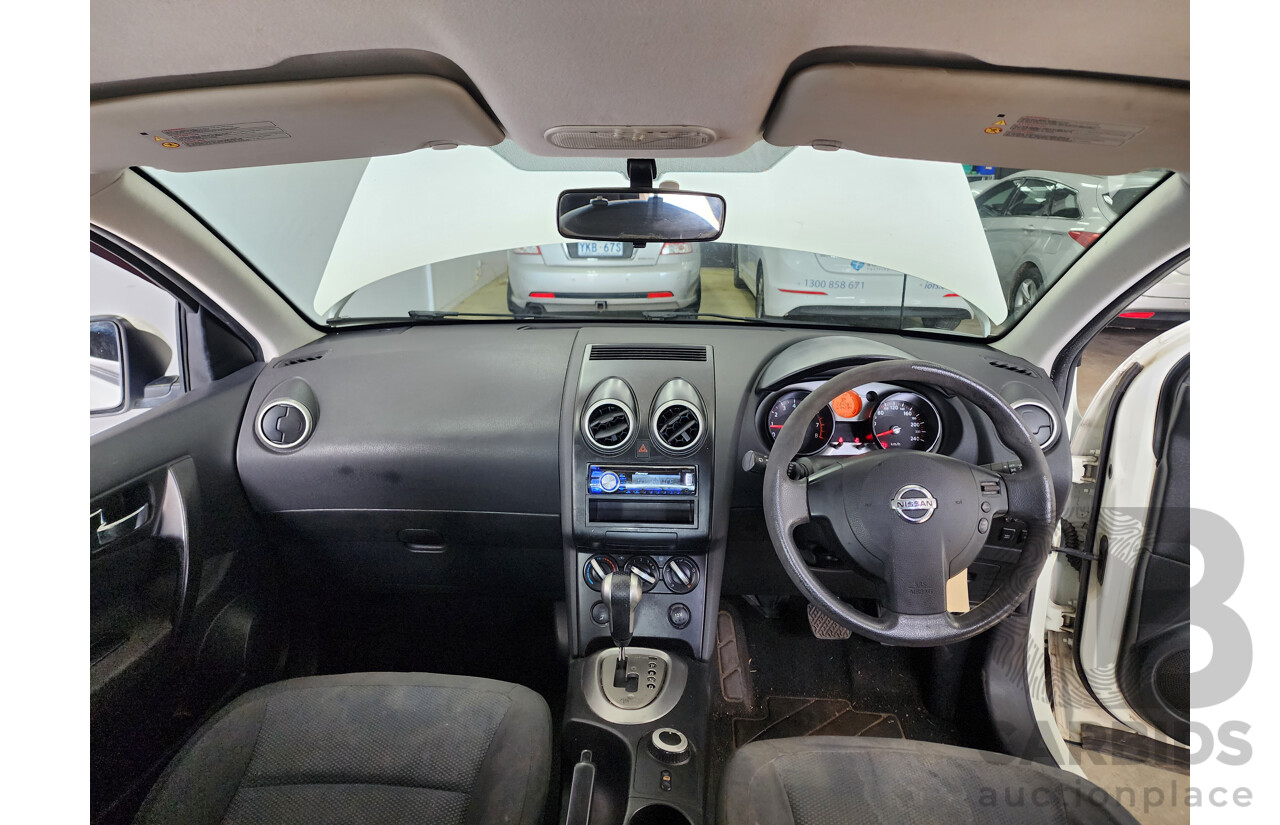 3/2009 Nissan Dualis ST (4x4) J10 4d Wagon Arctic White 2.0L