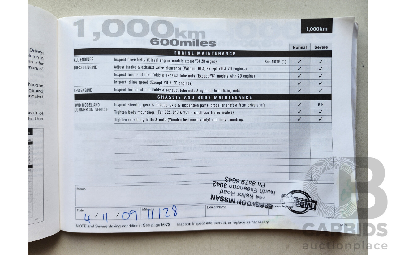 3/2009 Nissan Dualis ST (4x4) J10 4d Wagon Arctic White 2.0L