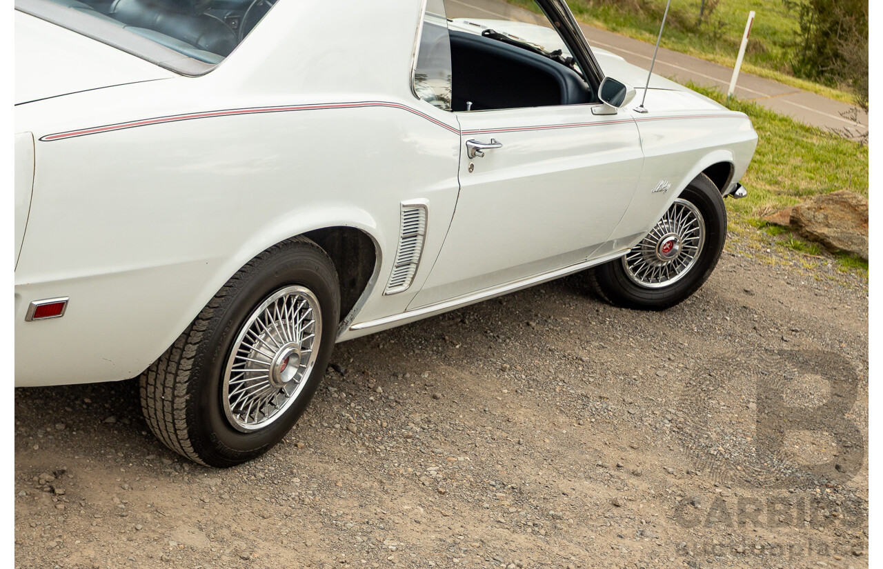 04/1969 Ford Mustang Hardtop F-Code 2d Coupe Pastel Grey 302ci 2v V8 4.9L