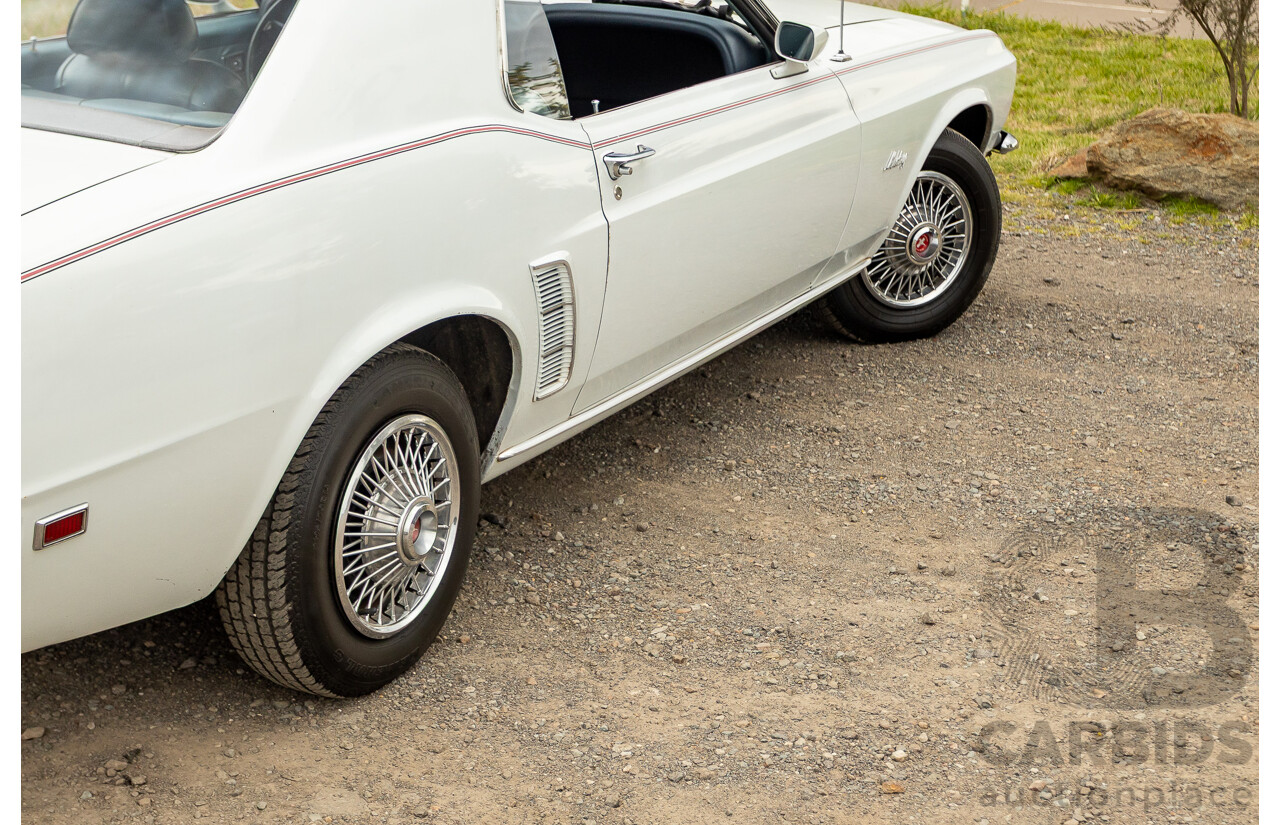 04/1969 Ford Mustang Hardtop F-Code 2d Coupe Pastel Grey 302ci 2v V8 4.9L