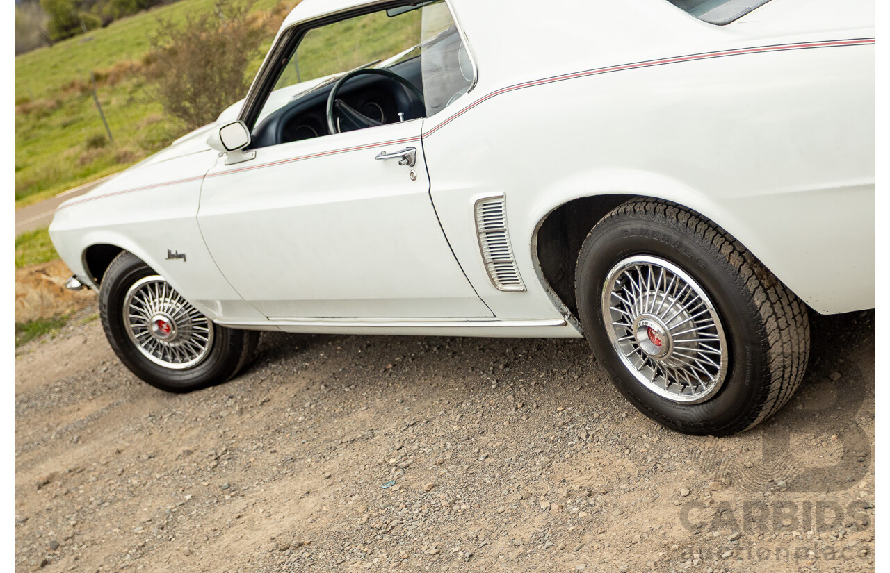 04/1969 Ford Mustang Hardtop F-Code 2d Coupe Pastel Grey 302ci 2v V8 4.9L