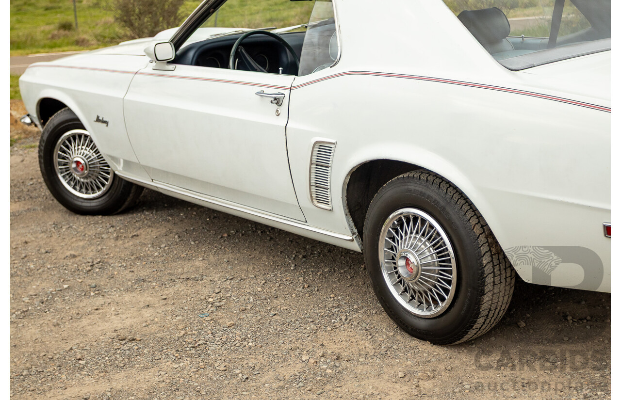 04/1969 Ford Mustang Hardtop F-Code 2d Coupe Pastel Grey 302ci 2v V8 4.9L