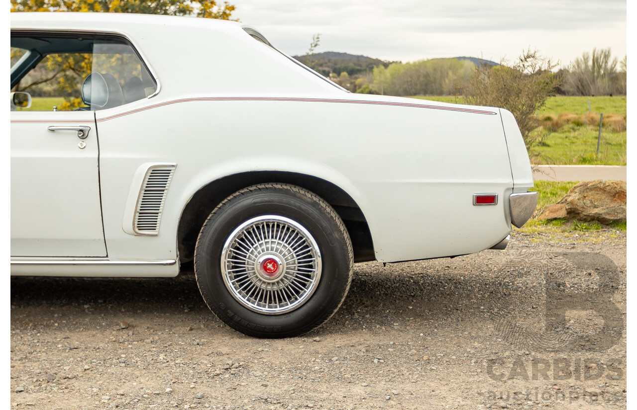 04/1969 Ford Mustang Hardtop F-Code 2d Coupe Pastel Grey 302ci 2v V8 4.9L