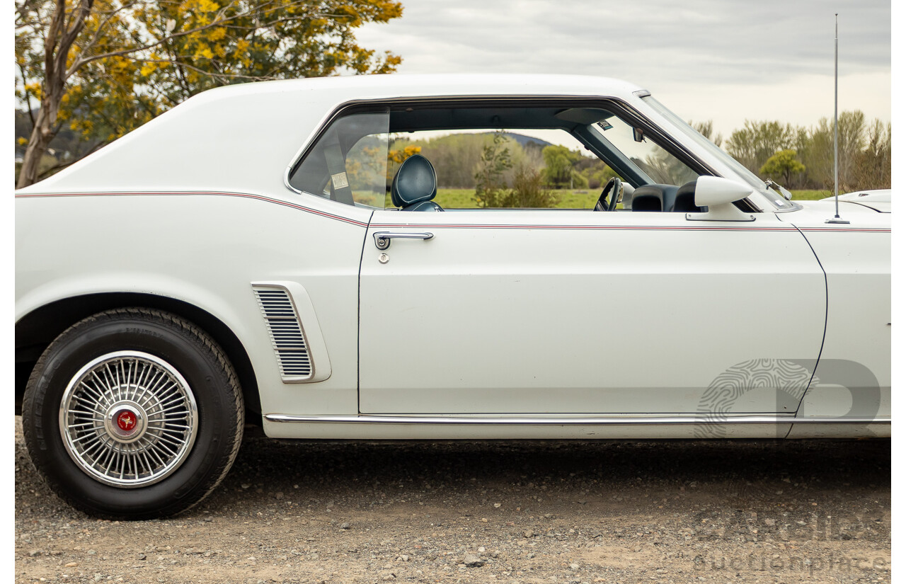 04/1969 Ford Mustang Hardtop F-Code 2d Coupe Pastel Grey 302ci 2v V8 4.9L