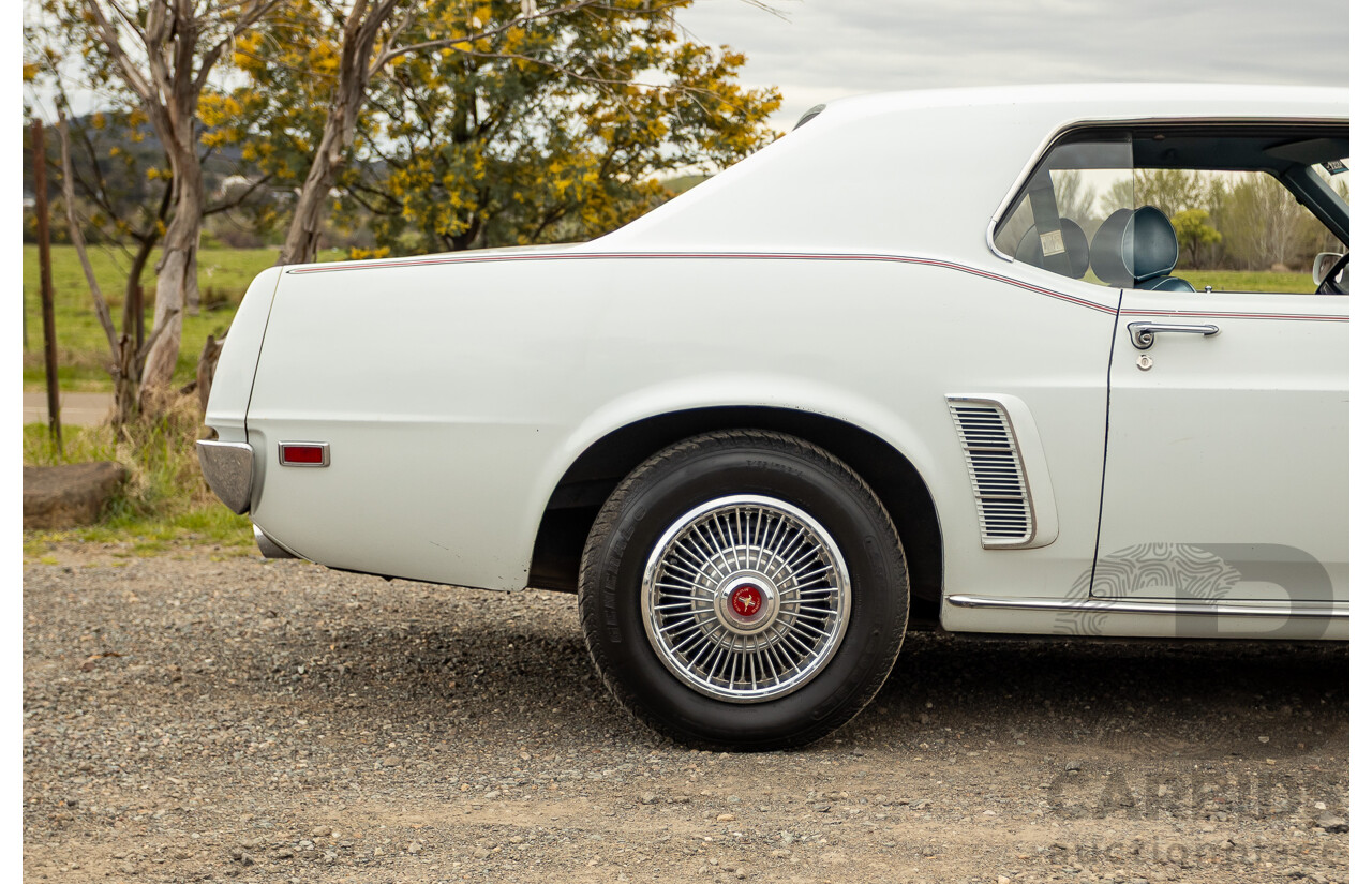 04/1969 Ford Mustang Hardtop F-Code 2d Coupe Pastel Grey 302ci 2v V8 4.9L