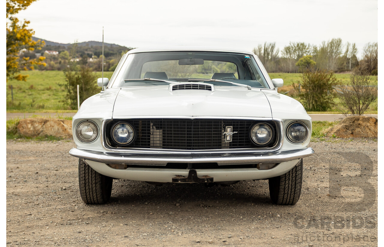 04/1969 Ford Mustang Hardtop F-Code 2d Coupe Pastel Grey 302ci 2v V8 4.9L