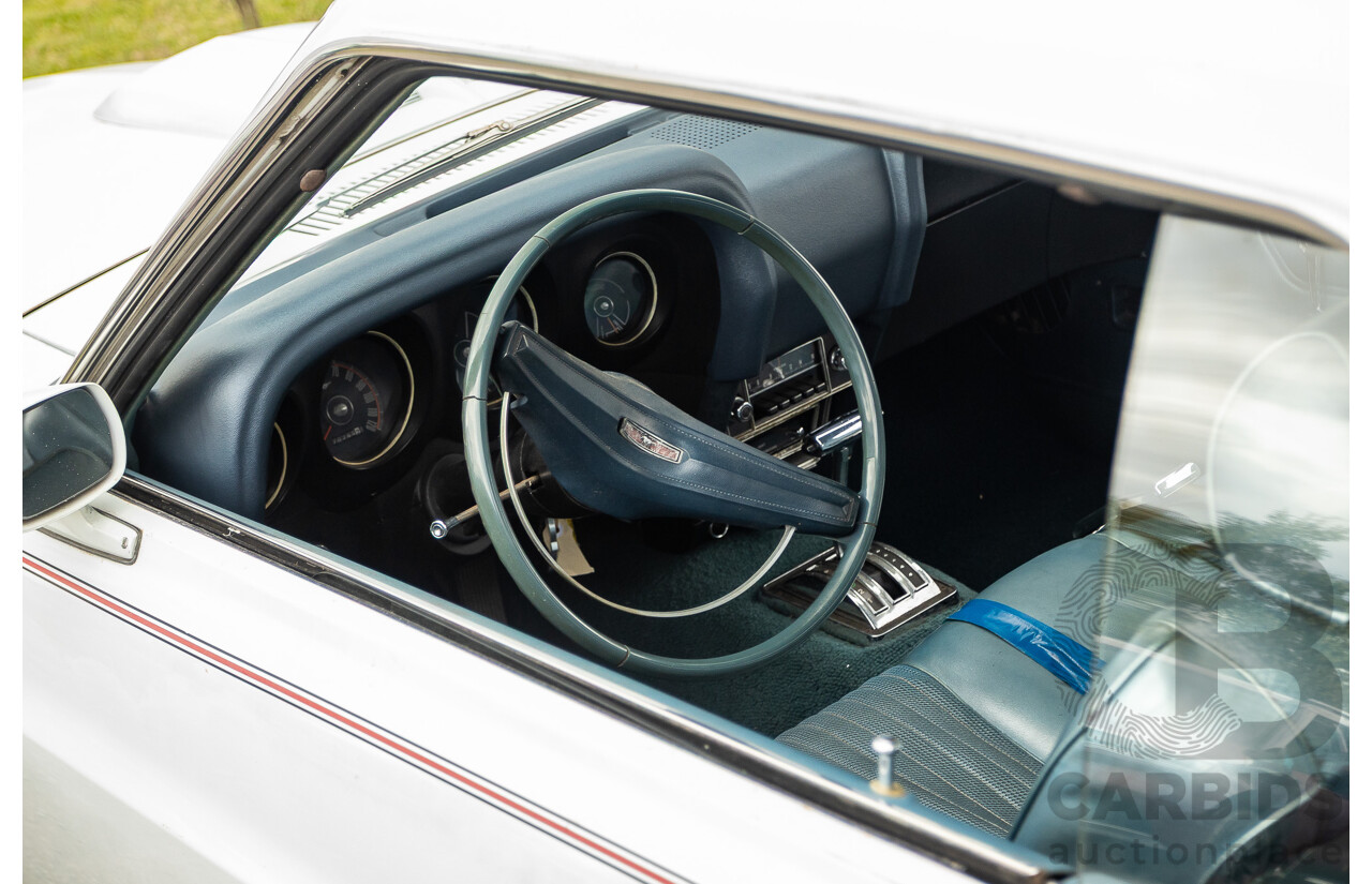 04/1969 Ford Mustang Hardtop F-Code 2d Coupe Pastel Grey 302ci 2v V8 4.9L