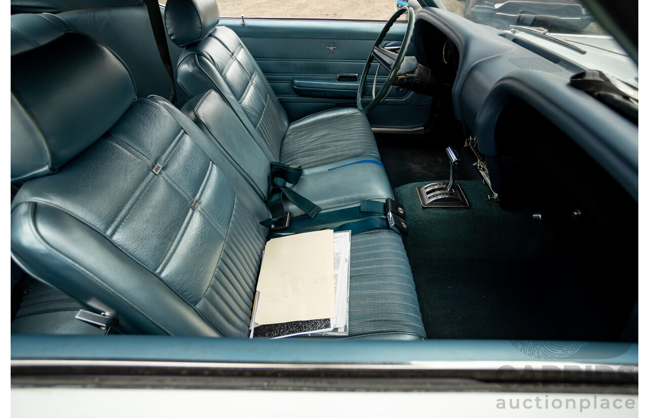 04/1969 Ford Mustang Hardtop F-Code 2d Coupe Pastel Grey 302ci 2v V8 4.9L