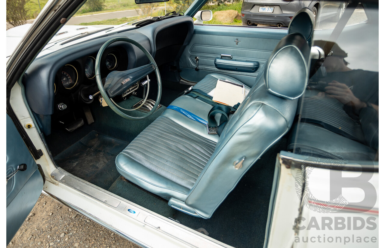04/1969 Ford Mustang Hardtop F-Code 2d Coupe Pastel Grey 302ci 2v V8 4.9L