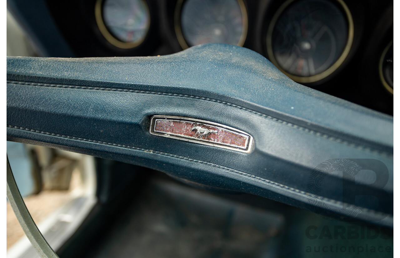 04/1969 Ford Mustang Hardtop F-Code 2d Coupe Pastel Grey 302ci 2v V8 4.9L
