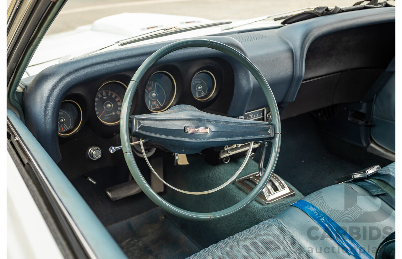 04/1969 Ford Mustang Hardtop F-Code 2d Coupe Pastel Grey 302ci 2v V8 4.9L