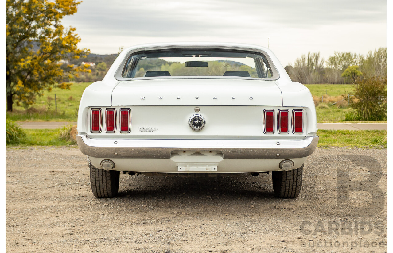 04/1969 Ford Mustang Hardtop F-Code 2d Coupe Pastel Grey 302ci 2v V8 4.9L