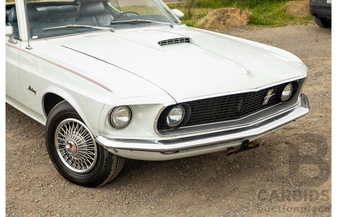 04/1969 Ford Mustang Hardtop F-Code 2d Coupe Pastel Grey 302ci 2v V8 4.9L