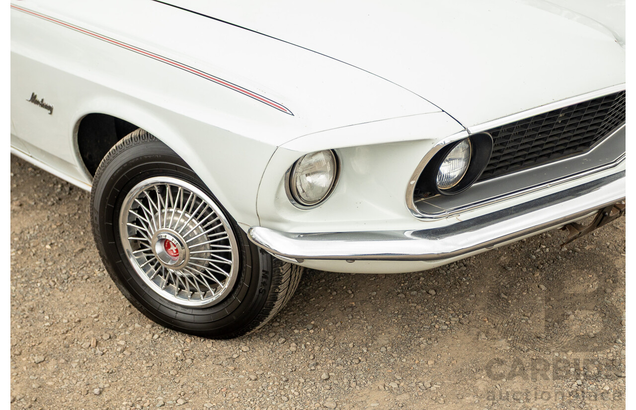04/1969 Ford Mustang Hardtop F-Code 2d Coupe Pastel Grey 302ci 2v V8 4.9L