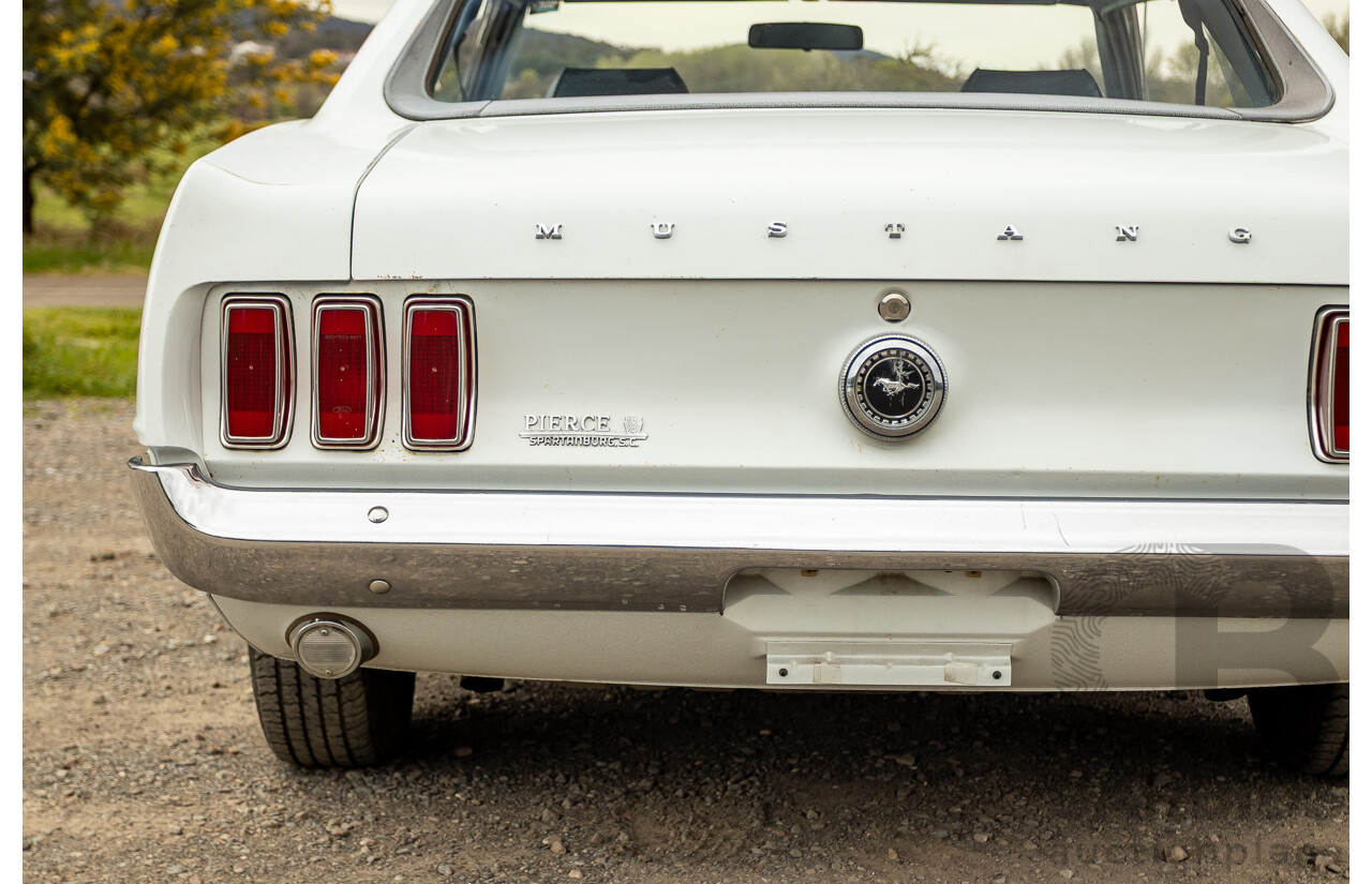 04/1969 Ford Mustang Hardtop F-Code 2d Coupe Pastel Grey 302ci 2v V8 4.9L
