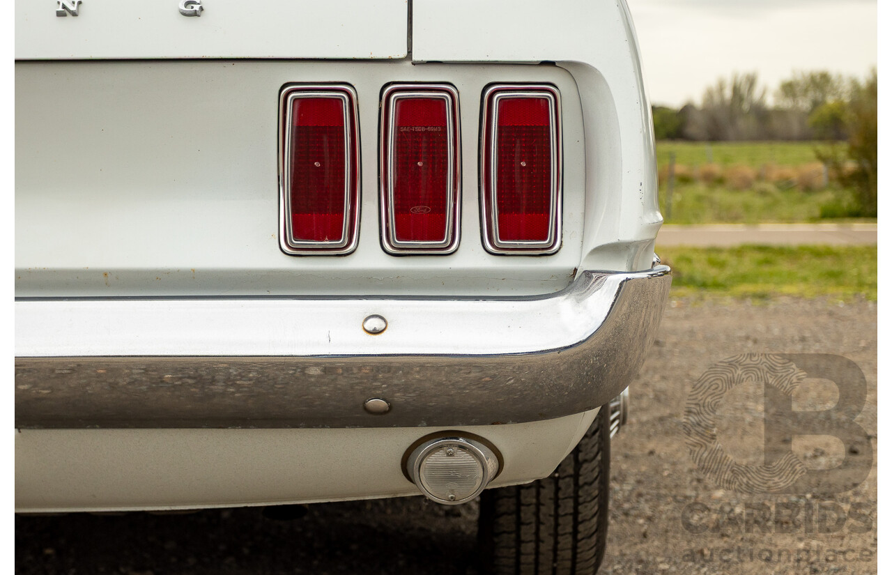 04/1969 Ford Mustang Hardtop F-Code 2d Coupe Pastel Grey 302ci 2v V8 4.9L
